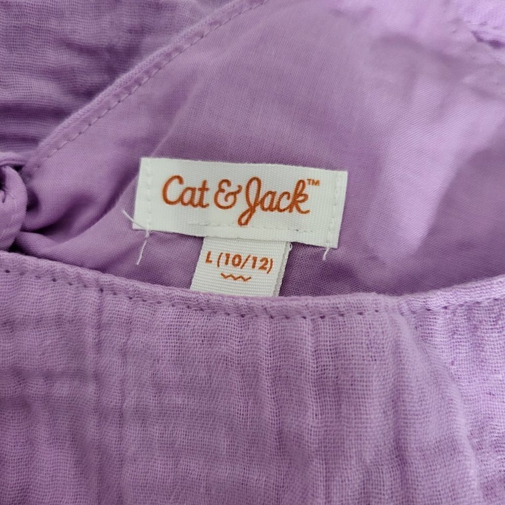 Cat & Jack Girls' Gauze Shirt, 3KIDX-AL - Picture 4 of 4